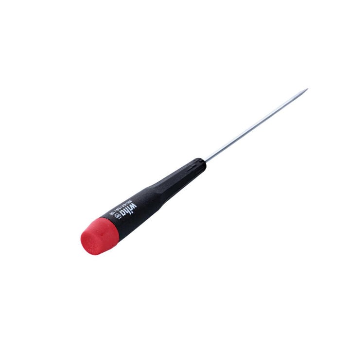 Wiha 2 x 100 mm Chrome Plated Steel Precision Slotted Screwdriver, large image number 1