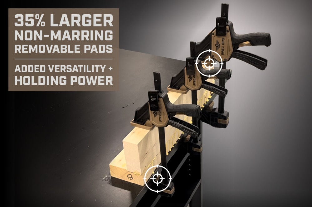 Spec Ops 7 Inch Large 1-Handed Trigger Clamps 330 Lbs. 2 Pack, large image number 5