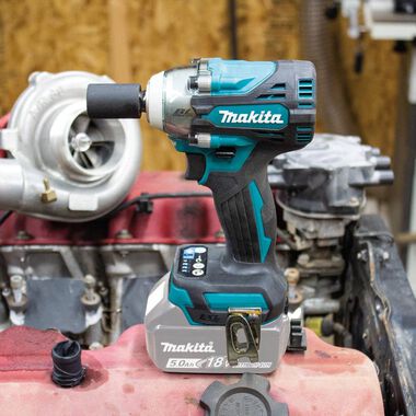 Makita 18V LXT 1/2in Sq Drive Impact Wrench with Friction Ring Anvil (Bare Tool), large image number 2