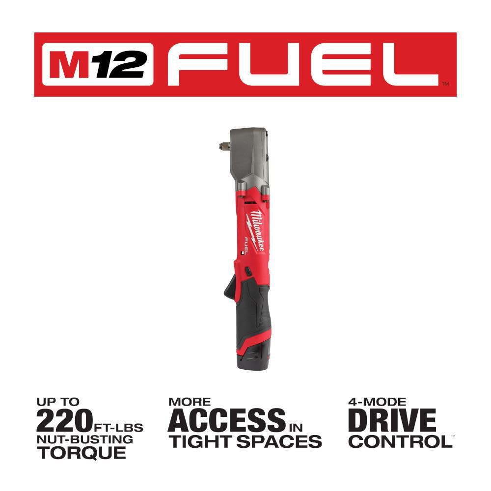 Milwaukee M12 Fuel 3 8inch Right Angle Impact Wrench Kit 2564 22 Simolary simolary.com 7