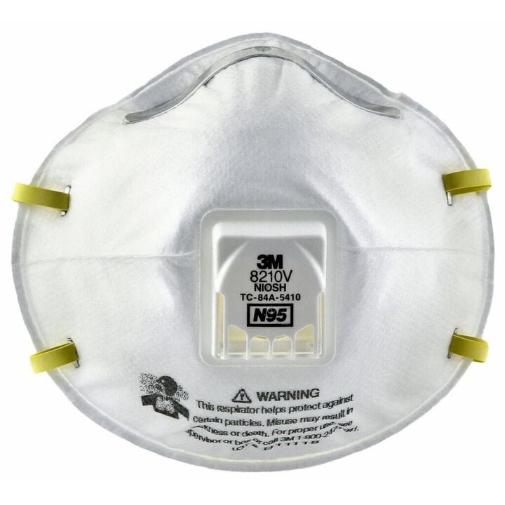 3M Cup Shaped Valved N95 Particulate Respirator - 10 Pack, large image number 4