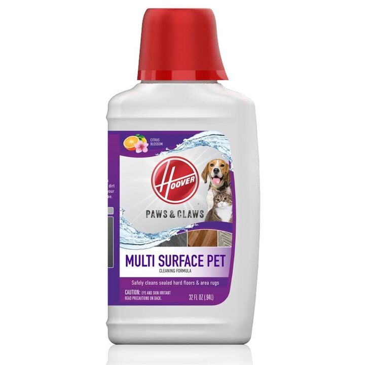 Hoover Residential Vacuum Paws & Claws FloorMate Cleaner Solution Multi Surface 32oz
