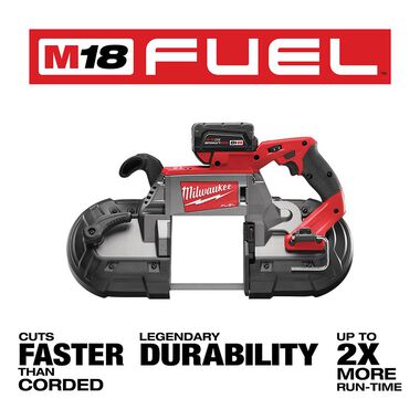Milwaukee M18 FUEL Deep Cut Band Saw - 2 Battery Kit, large image number 2