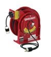 Reelcraft 45 Ft. Single Receptacle Spring Retractable Power Cord Reel Steel, small