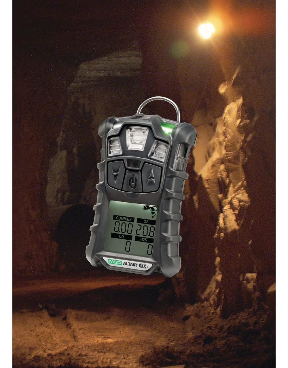 MSA Safety Works ALTAIR 4XR Multigas Detector for LEL, O2, H2S & CO, Charcoal Gray, large image number 6