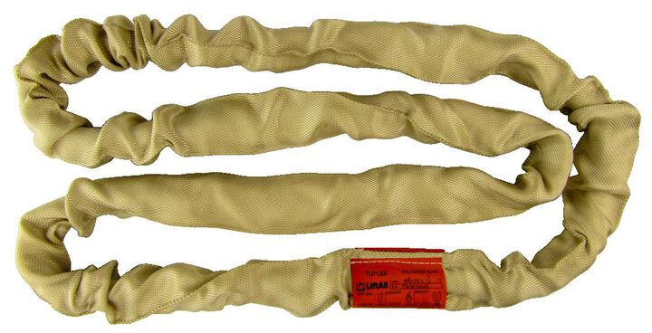 Lift-All 3 Ft. Tan Endless Tuflex Poly Round Sling