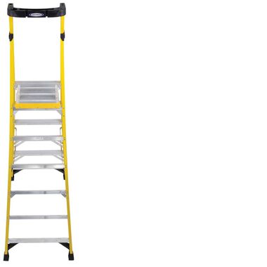 Werner Podium 6-ft Fiberglass 375-lb Type IAA Step Ladder, large image number 6