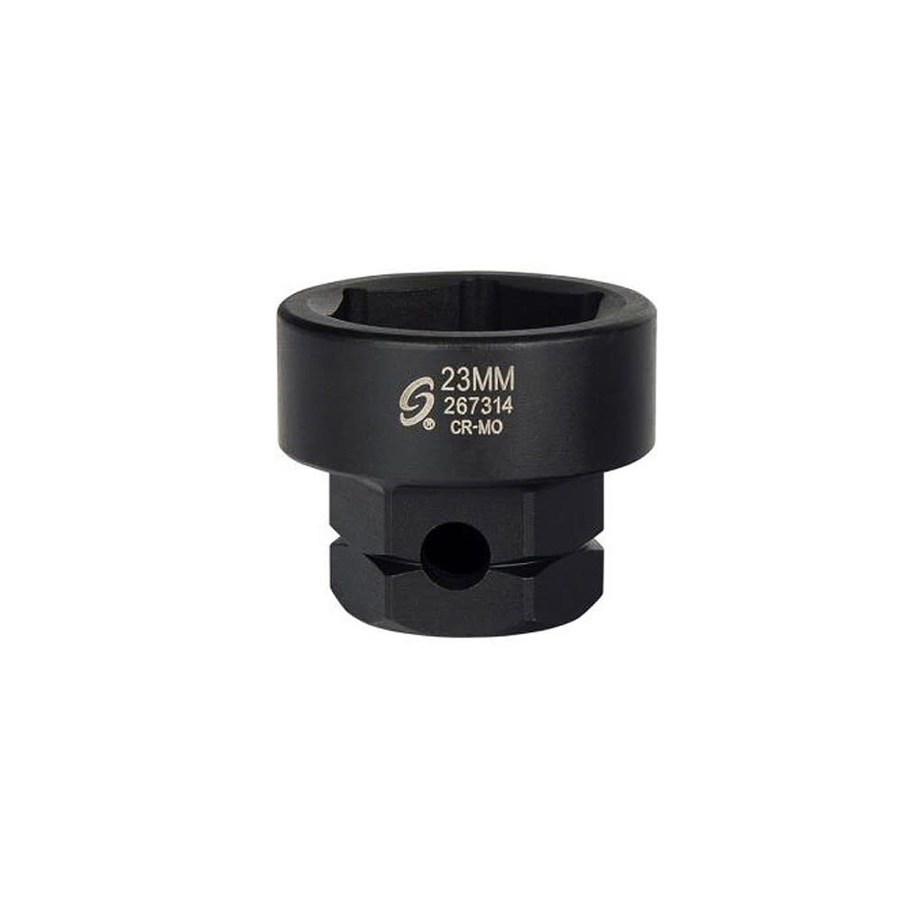 Sunex 23 mm 1/2 Inch Drive Molybdenum Steel Low Profile Impact Socket, large image number 1