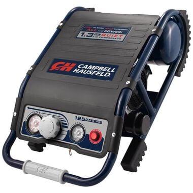 Campbell Hausfeld 1.3 Gallon Air Compressor Quiet Single Stage Portable Electric Horizontal
