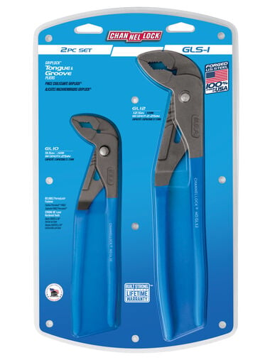 Channellock 10in & 12in European Style Plier Set, large image number 1