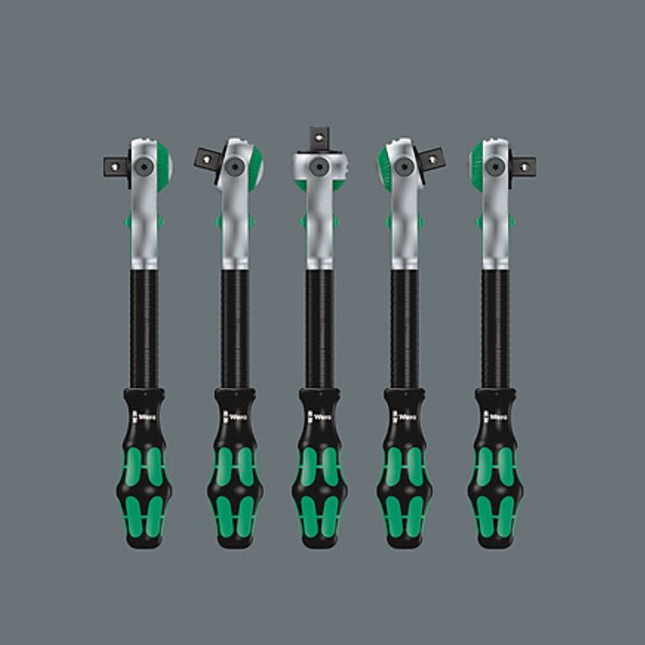 Wera Tools 8000 B SB Zyklop Speed Ratchet with 3/8 Inch Drive, large image number 4