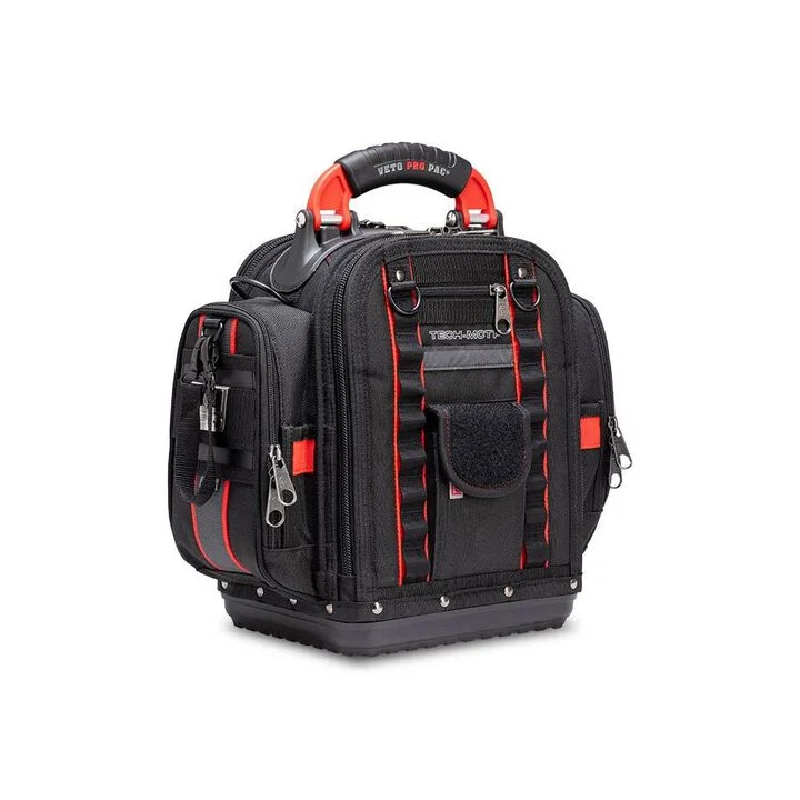 Veto Pro Pac 40 Lbs Zippered Compact Service Tool Bag, Black/Red, large image number 2