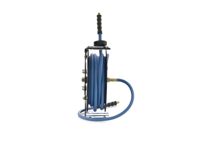 BluBird 3/8 Inch x 25 Ft Black Steel Single Arm Retractable Air Hose Reel, large image number 2
