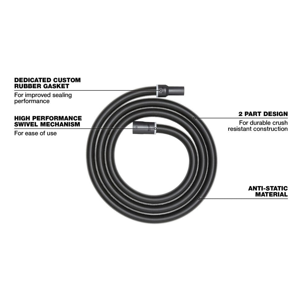 Milwaukee 1 7/8inch x 16' Flexible Hose, large image number 6