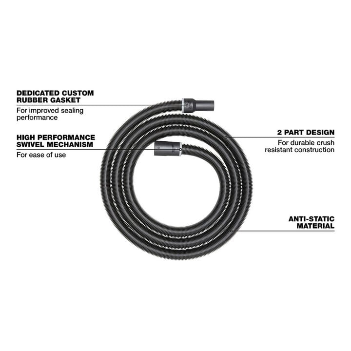 Milwaukee 1 7/8inch x 16' Flexible Hose, large image number 5