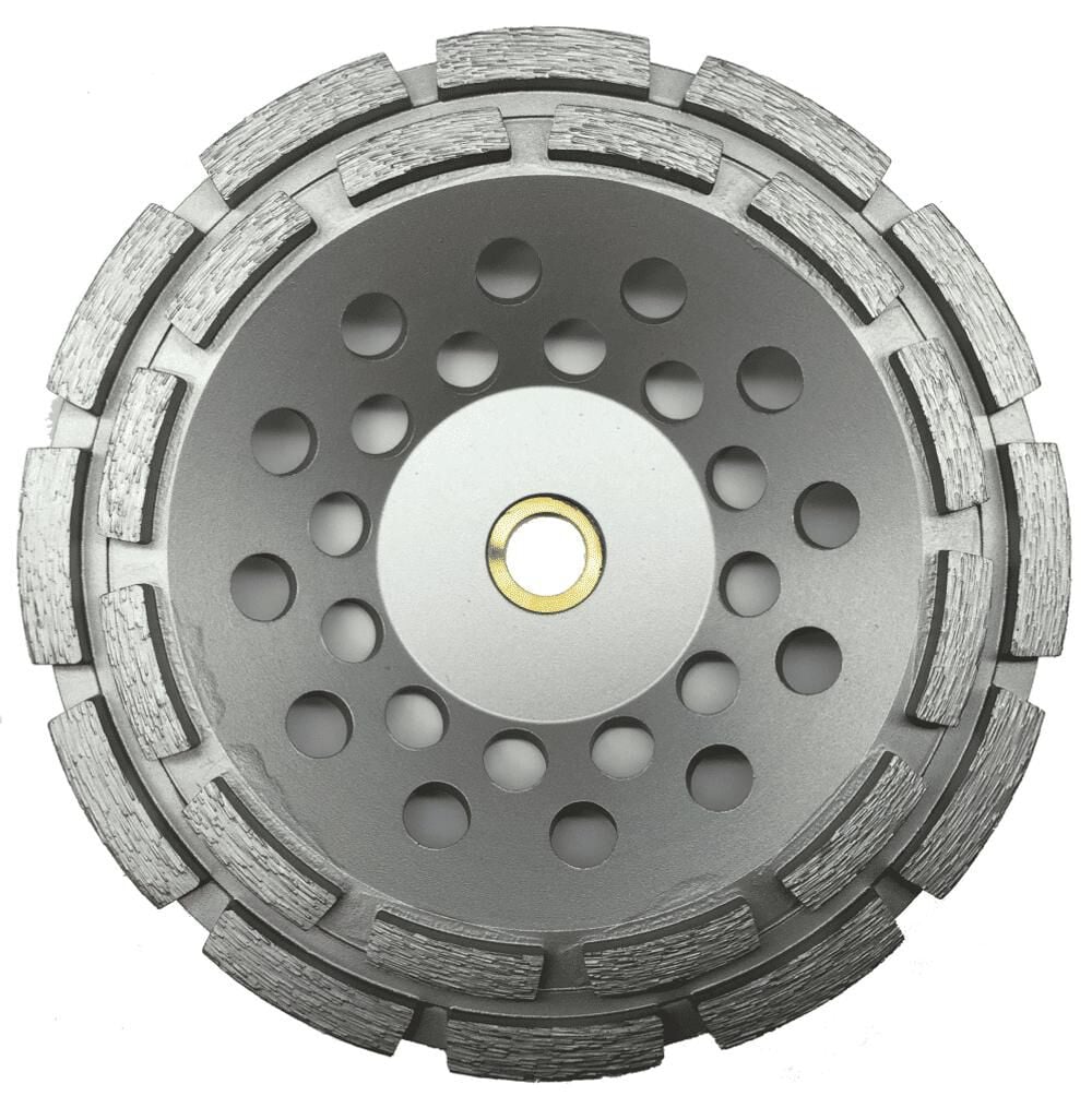 Diteq CD-33 7 Inch Double Row Segmented Rim Diamond Cup Wheel for Concrete, large image number 1