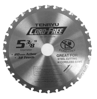 Tenryu 5-3/8 In. Cordless Saw Blade, large image number 0