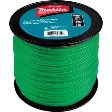 Makita Round Trimmer Line 0.080 Green 1200 3 lbs.