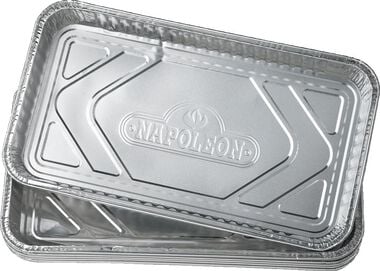 Napoleon Large Grease Drip Trays (14in x 8in) - Pack of 5