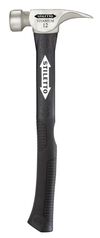 Stiletto 12 oz Titanium Smooth Face Hammer with 16in. Hybrid Fiberglass Handle, small