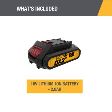 CAT 18V Lithium-Ion 2Ah Battery Pack, large image number 7