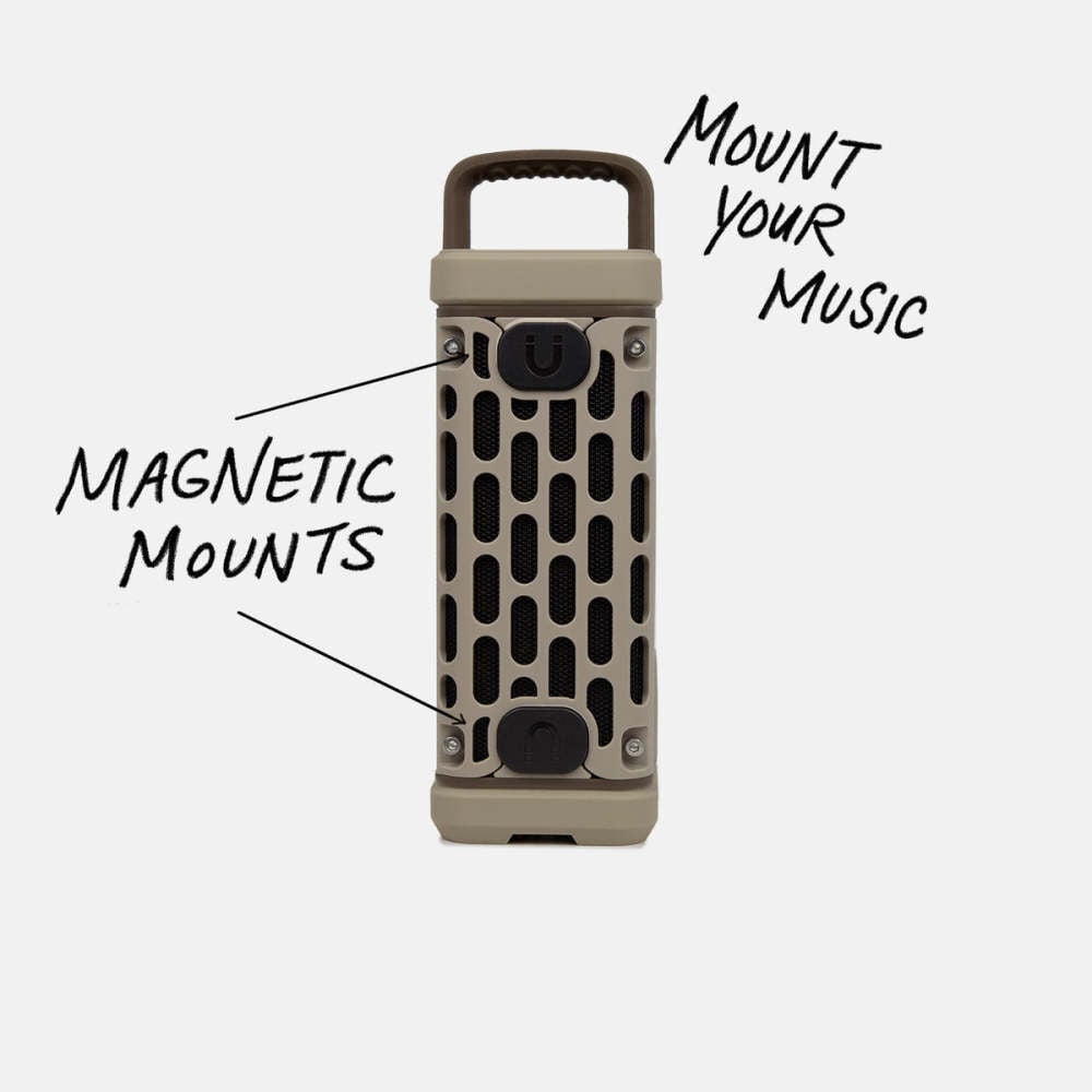 Turtlebox Ranger Li-Ion Battery-Powered Ultra-Portable Speaker, Tan, large image number 4
