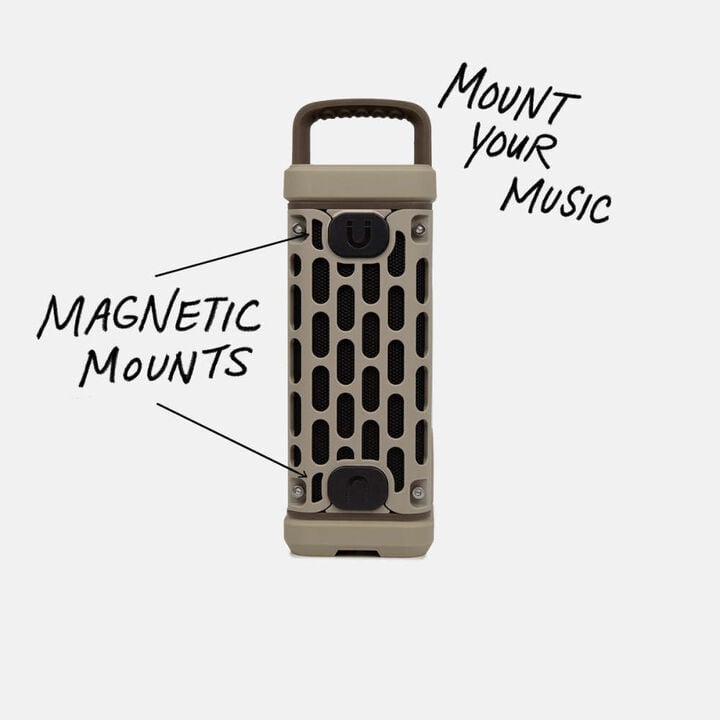 Turtlebox Ranger Li-Ion Battery-Powered Ultra-Portable Speaker, Tan, large image number 3