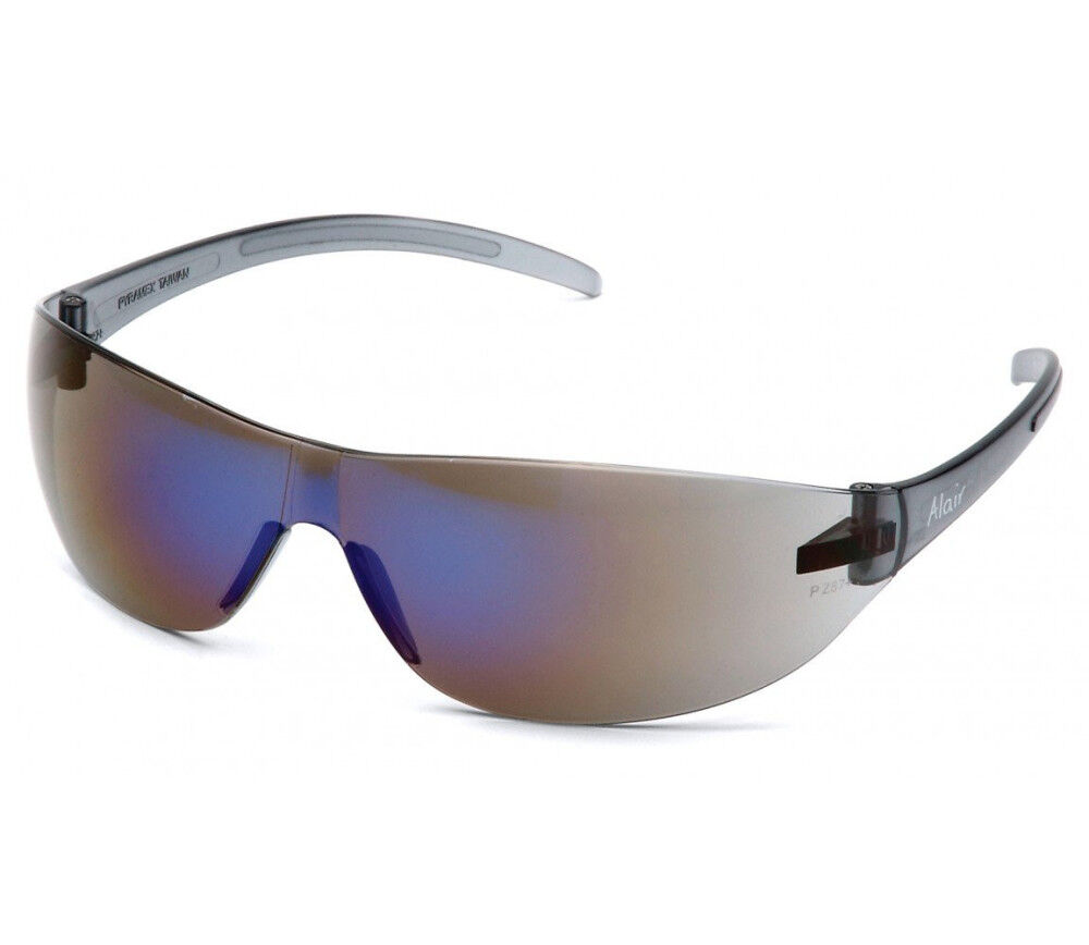Pyramex Alair Blue Mirror Polycarbonate Lens Farmless Safety Glass, large image number 1
