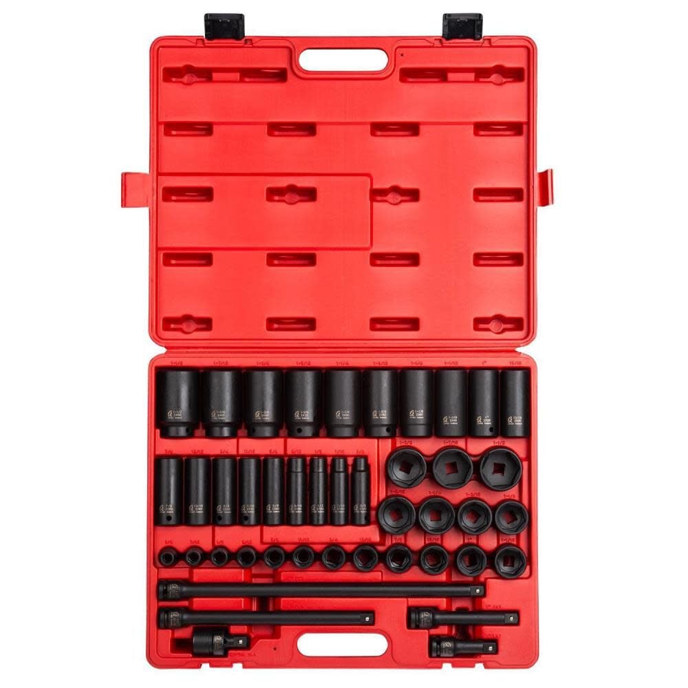 Sunex 43 pc. 1/2 In. Drive Master SAE Impact Socket Set – 2568