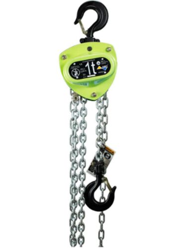 All Material Handling Manual Hoist 5 Ton with 20' Lift 18' Drop USA Chain