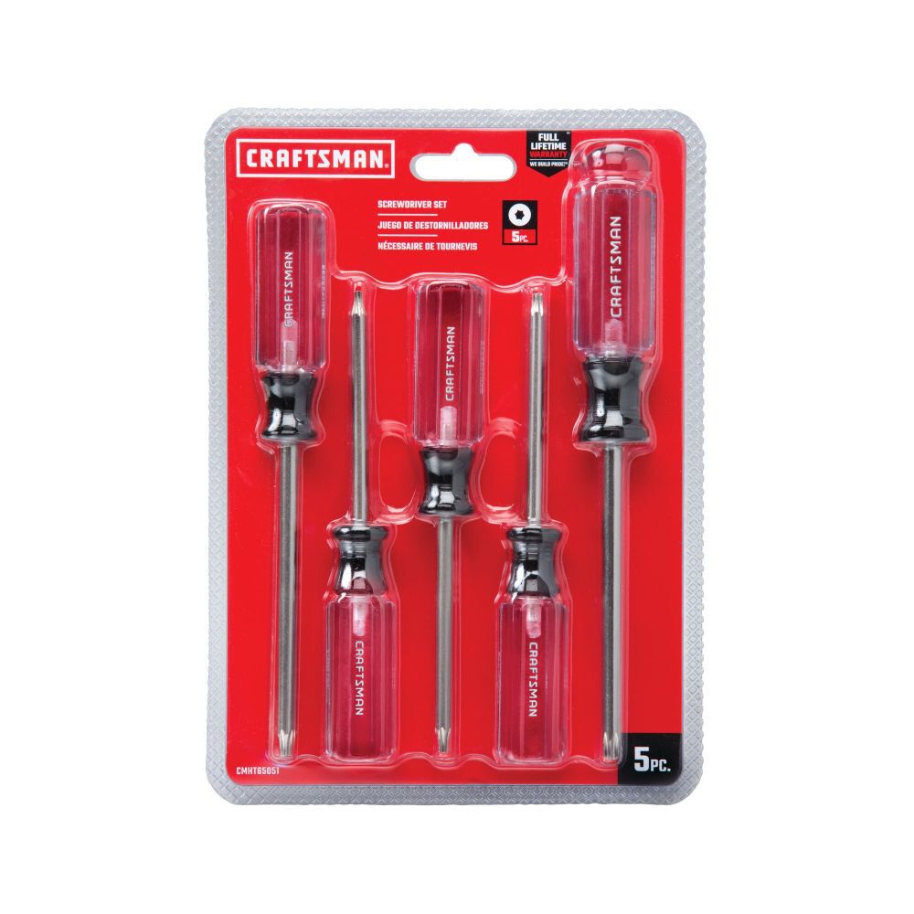 CRAFTSMAN TORX Acetate Screwdriver Set 5 Pieces, large image number 6