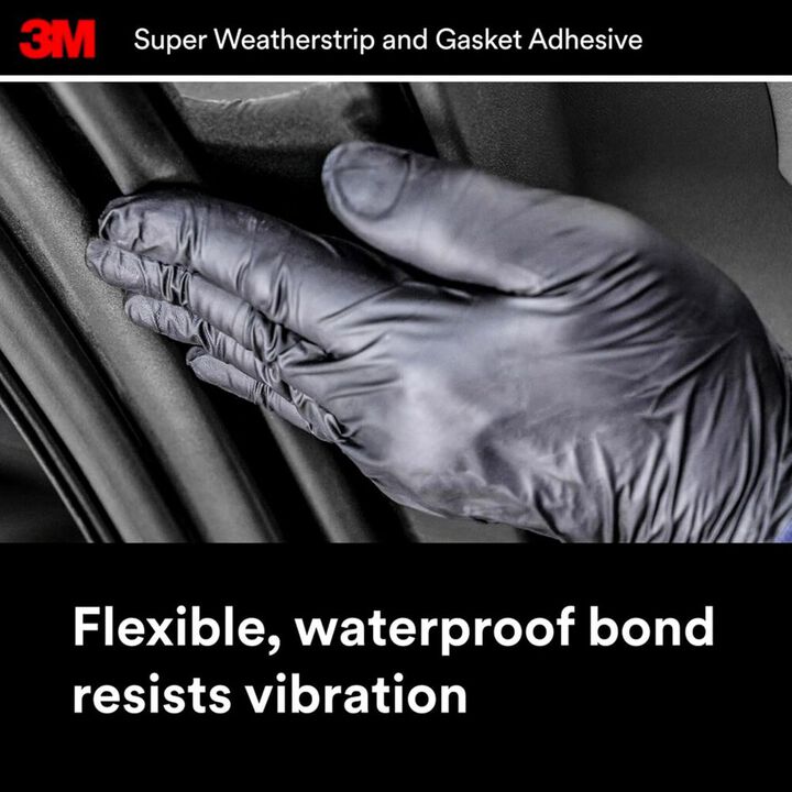 3M Bondo 5 Oz Tube Super Weatherstrip and Gasket Adhesive, Black, large image number 4