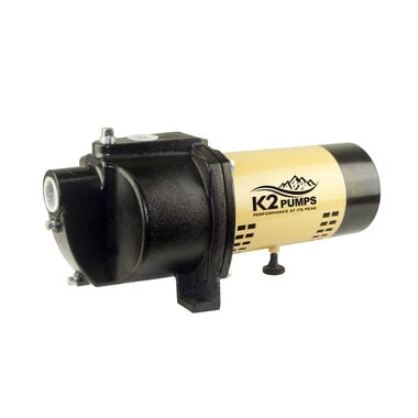 K2 Pumps Shallow Well Jet Pump 1/2 HP Lead Free Cast Iron 115/230V