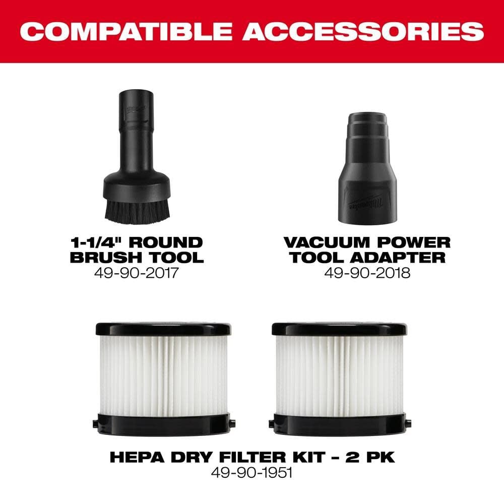 Milwaukee M18 Compact Vacuum Bare Tool 0882 20 Sansujyuku sansujyuku.com