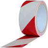 Electro Tape 2 In. x 18 Yd. Safety Striped Hazard Tape, Red and White, small image number 1