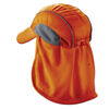 Ergodyne Orange High Performance Hat with Neck Shade, small