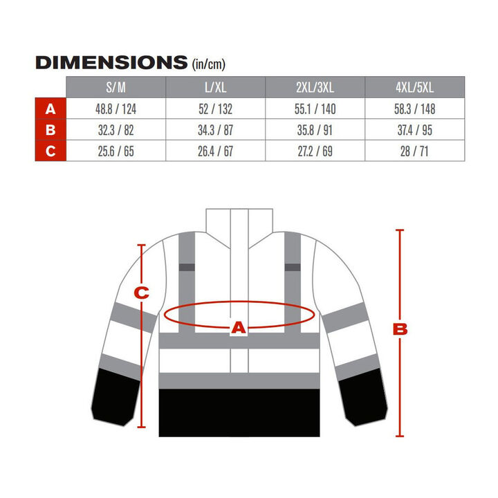 Protective Industrial Products Waterproof Jacket Falcon Hi Vis Yellow ANSI 2X/3X, large image number 1