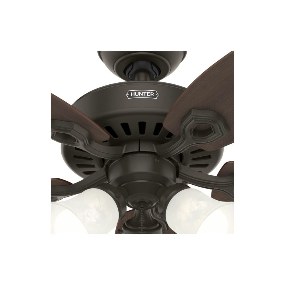 Hunter Fan Builder Ceiling Fan 42in New Bronze Brazilian Cherry, large image number 6
