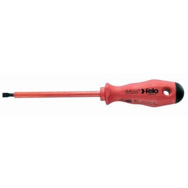 Felo Insulated Slotted Screwdriver 1/8 x 4in, large image number 0