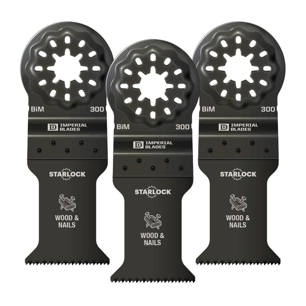 Imperial Blades Starlock 1 3/8in Standard Wood & Nails Blade 3pc, large image number 1