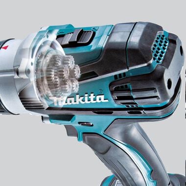 Makita 18V LXT Lithium-Ion Cordless 1/2 in. Hammer Driver Drill (Bare Tool), large image number 8