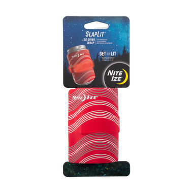 Nite Ize SlapLit LED Drink Wrap, Red
