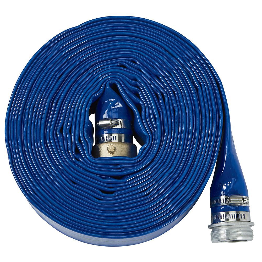 Dakota Hose 3 Inch x 50 Ft PVC Lay Flat Discharge Hose, large image number 4