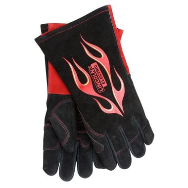 Lincoln Electric Leather Blaze Black Welding Gloves