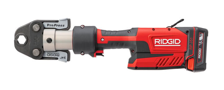 Ridgid RP 351 ProPress Pressing Tool Kit with 1/2 Inch - 1 Inch MegaPress Jaws, large image number 2