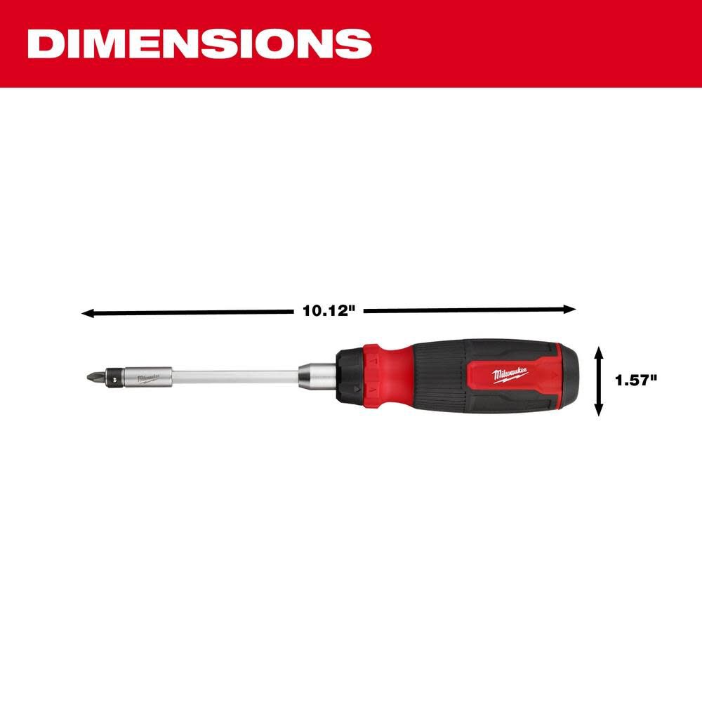 Milwaukee 27-in-1 Ratcheting Multi-Bit Screwdriver 48-22