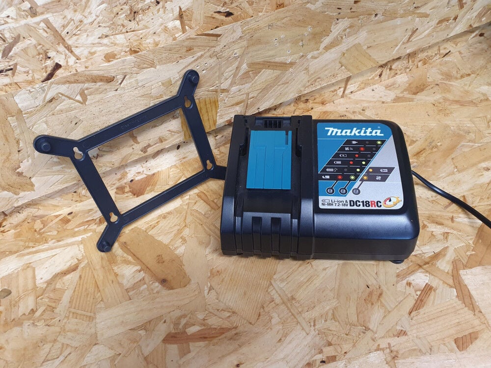 Stealthmounts Single Charger Mount for Makita DC18RC Black, large image number 3