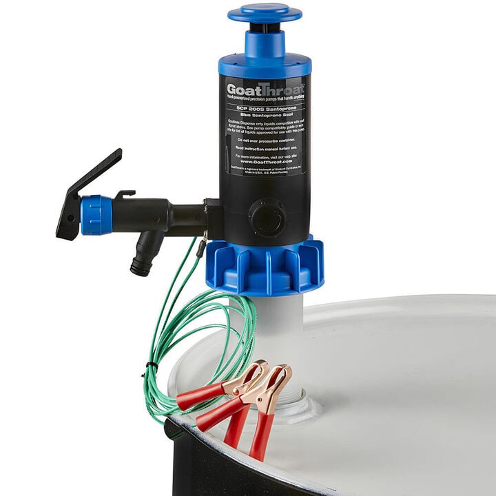 Milton GoatThroat Groundable Santoprene Pump