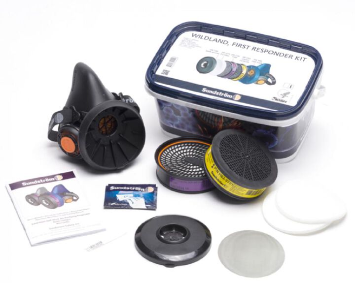 Sundstrom Safety SR 100 Air Purifying Respirator Wildland Fire Kit - L/XL, large image number 1