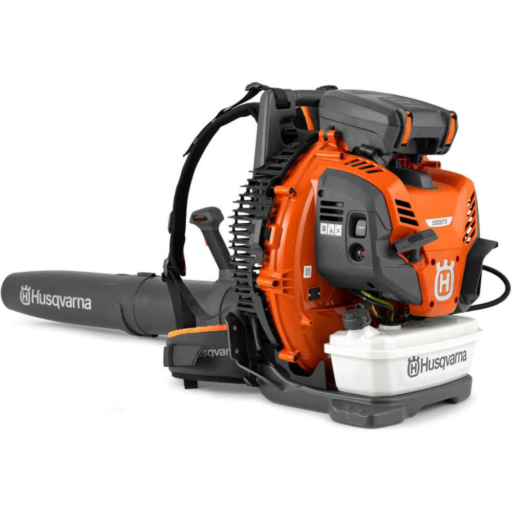 Husqvarna 590BTS Right Hand Throttle Gas-Powered Backpack Blower, 1245 CFM – 970 55 10-02